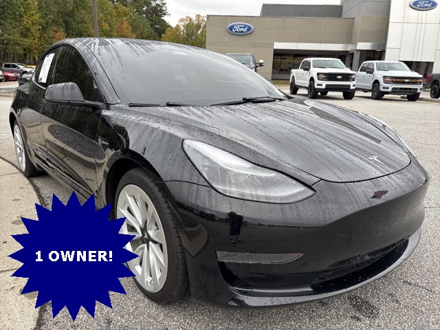 Used 2022 Tesla Model 3 Base with VIN 5YJ3E1EAXNF337175 for sale in Snellville, GA
