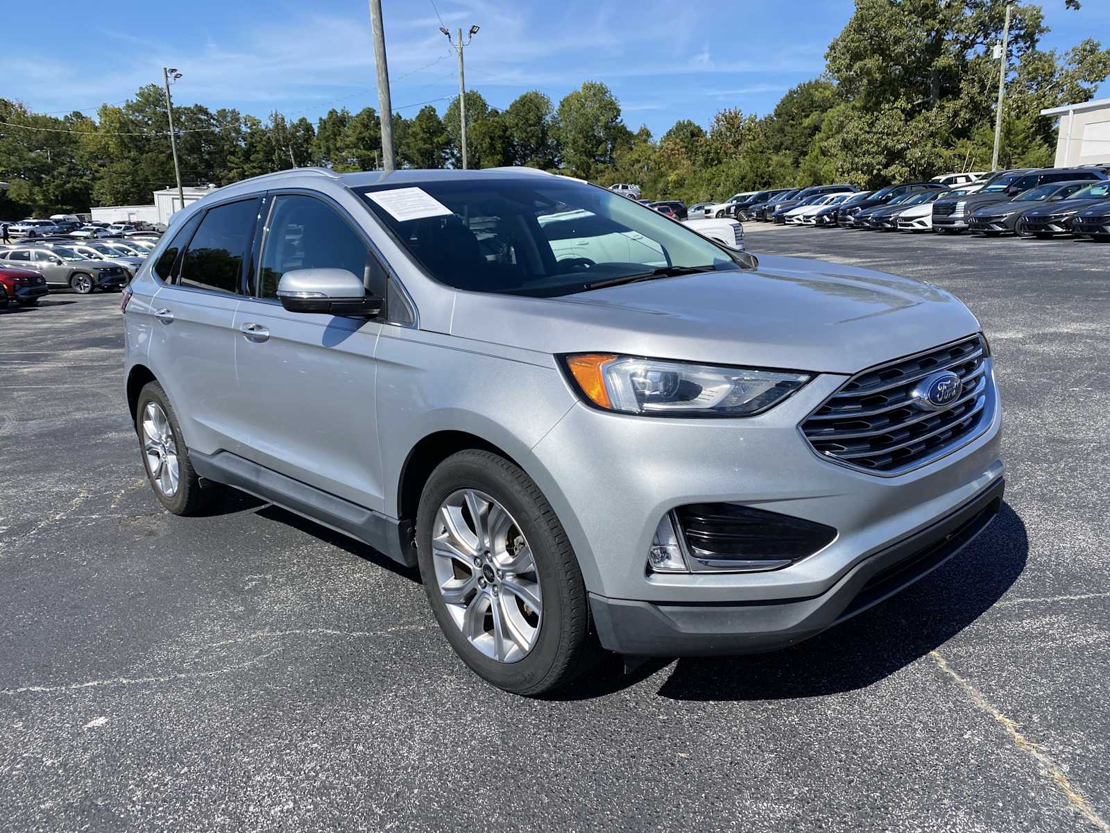 Used 2019 Ford Edge Titanium with VIN 2FMPK3K96KBB53730 for sale in Auburn, AL