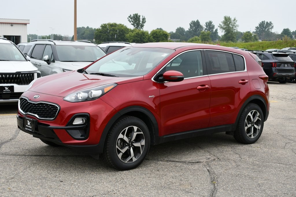 Used 2021 Kia Sportage LX with VIN KNDPMCACXM7843536 for sale in Rochester, Minnesota