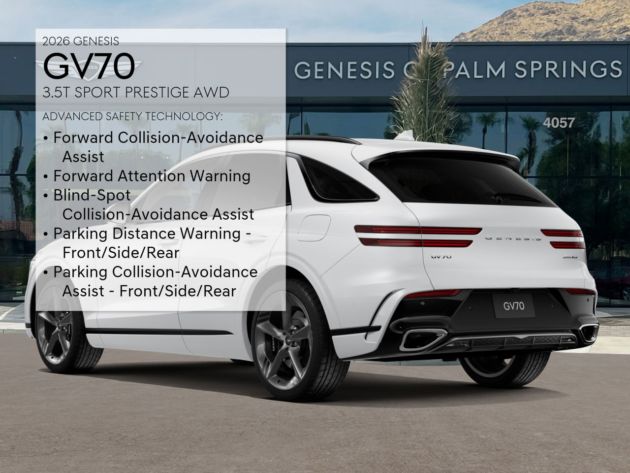 2026 Genesis GV70 3.5T Sport Prestige photo 4