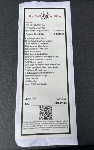 2025 Chevrolet Silverado 1500 RST photo 2