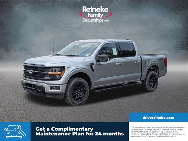 New 2025 Iconic Silver Metallic Ford XLT image 1