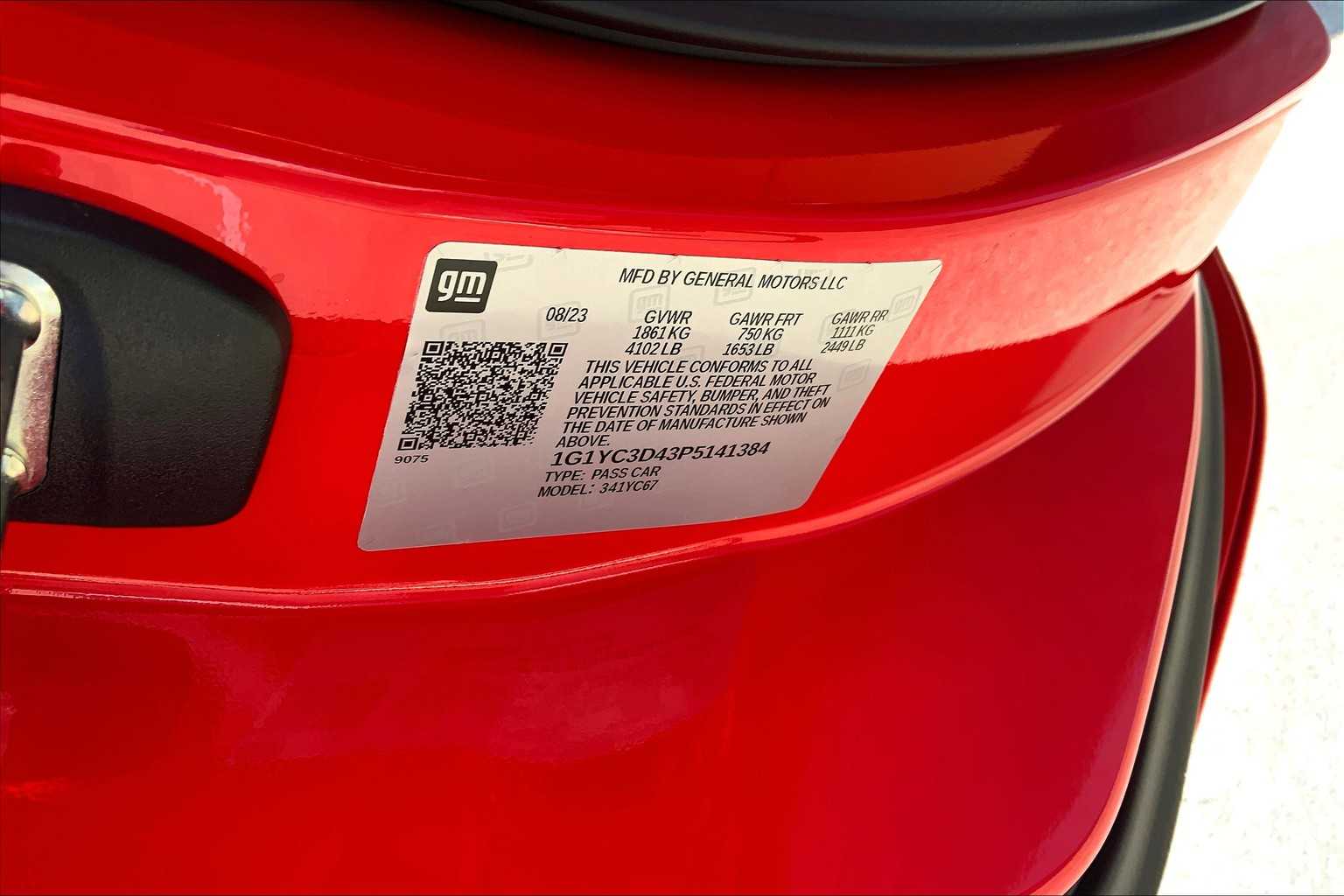 2023 Chevrolet Corvette 3LT Stingray photo 31