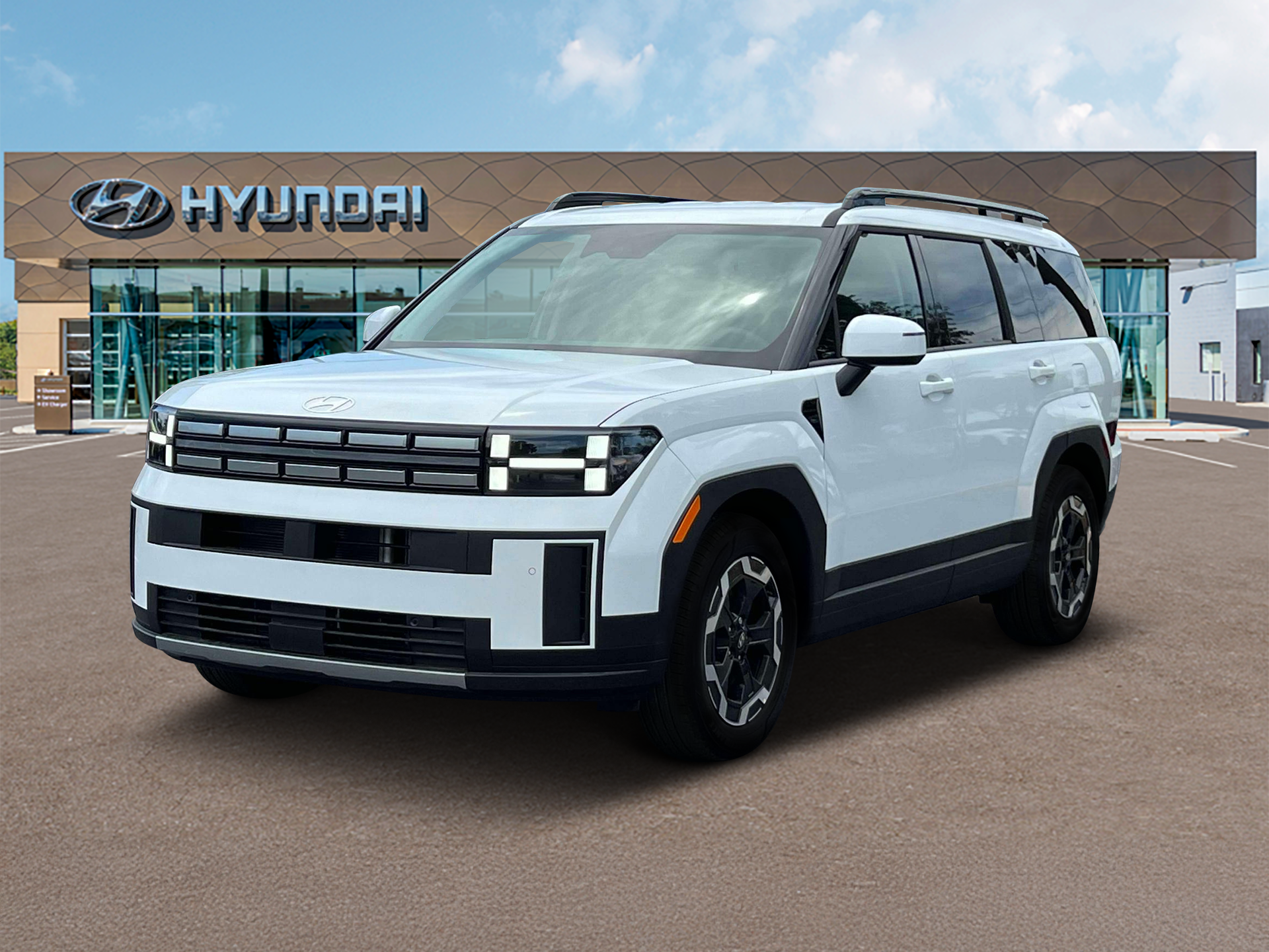 New 2025 White Hyundai SEL FWD image 1