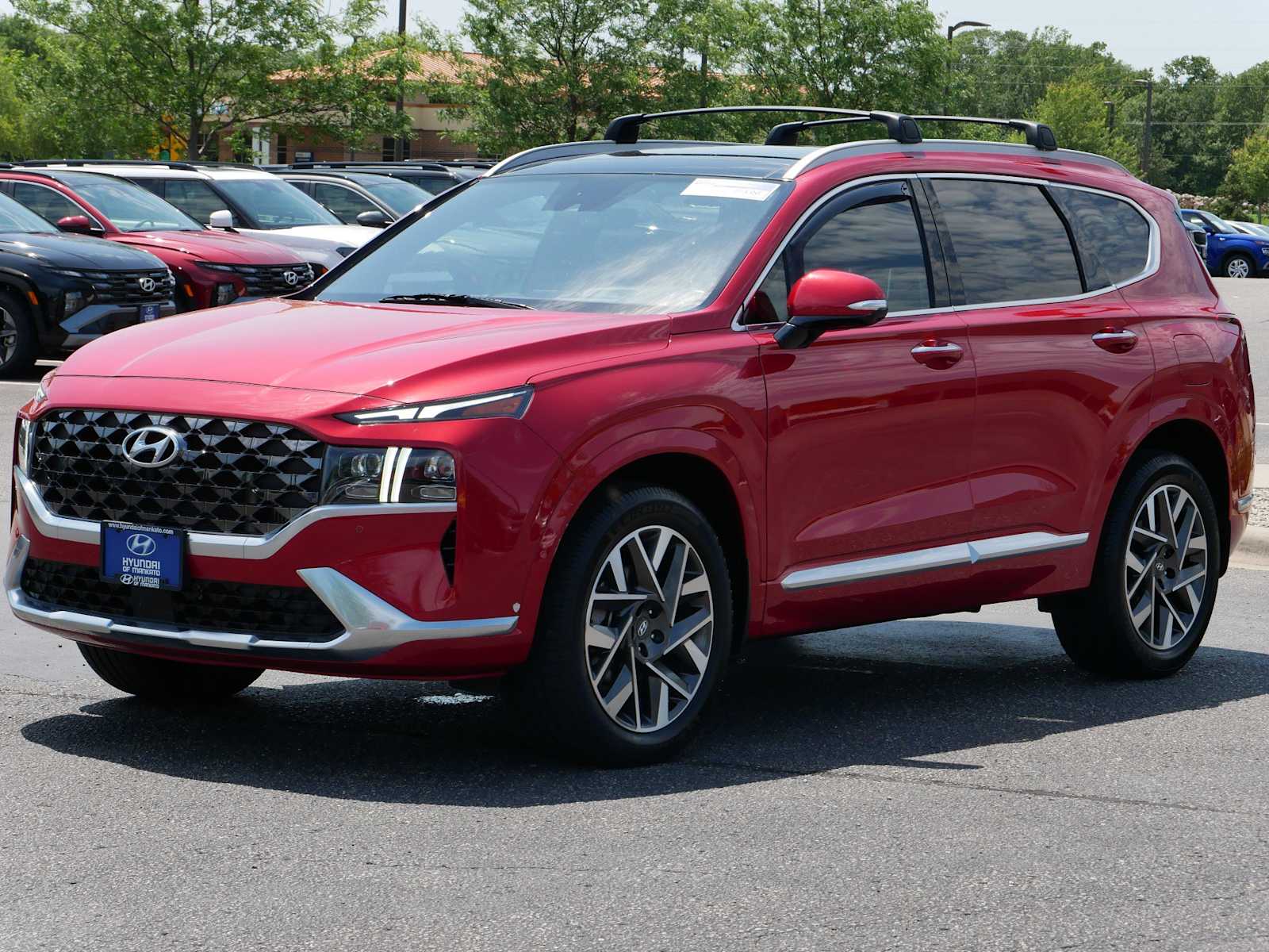 Certified 2023 Hyundai Santa Fe Calligraphy with VIN 5NMS5DAL9PH549989 for sale in Mankato, Minnesota