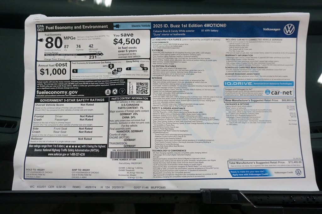 2025 Volkswagen ID. Buzz photo 39