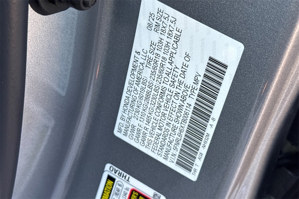 2026 Honda Odyssey EX-L photo 35