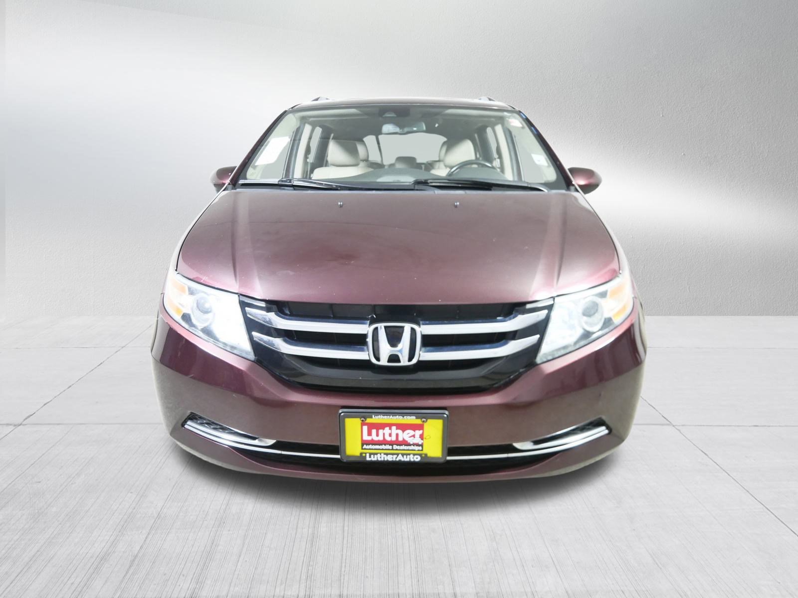 Used 2014 Honda Odyssey EX-L with VIN 5FNRL5H61EB073200 for sale in Cambridge, Minnesota