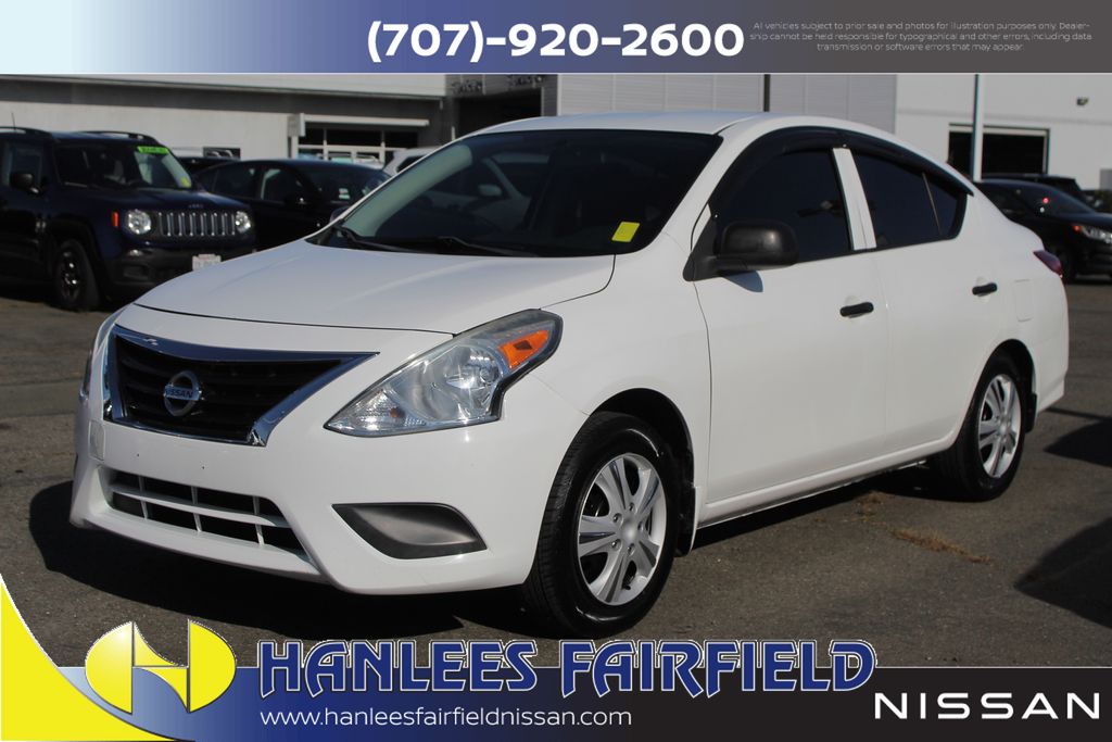 Used 2015 Nissan Versa Sedan S with VIN 3N1CN7AP4FL886714 for sale in Fairfield, CA