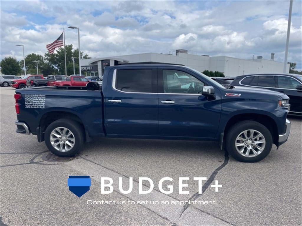 Used 2020 Chevrolet Silverado 1500 LTZ with VIN 1GCUYGEDXLZ239652 for sale in Rochester, Minnesota