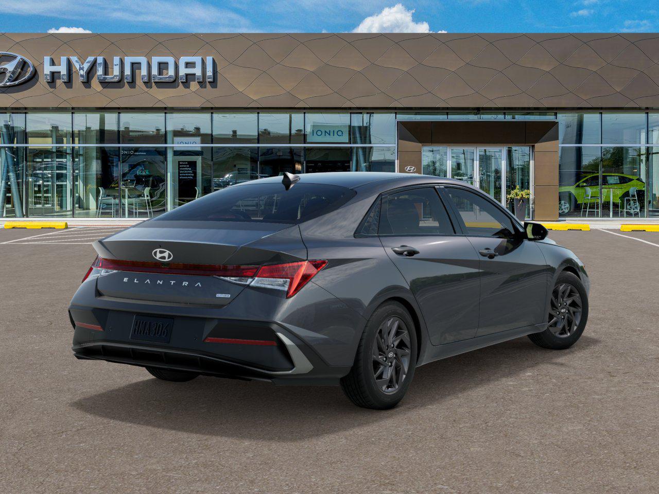 2025 Hyundai Elantra Hybrid Blue photo 3