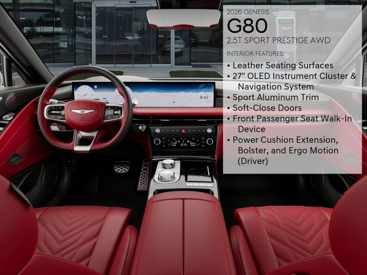 2026 Genesis G80 2.5T Sport Prestige AWD photo 14