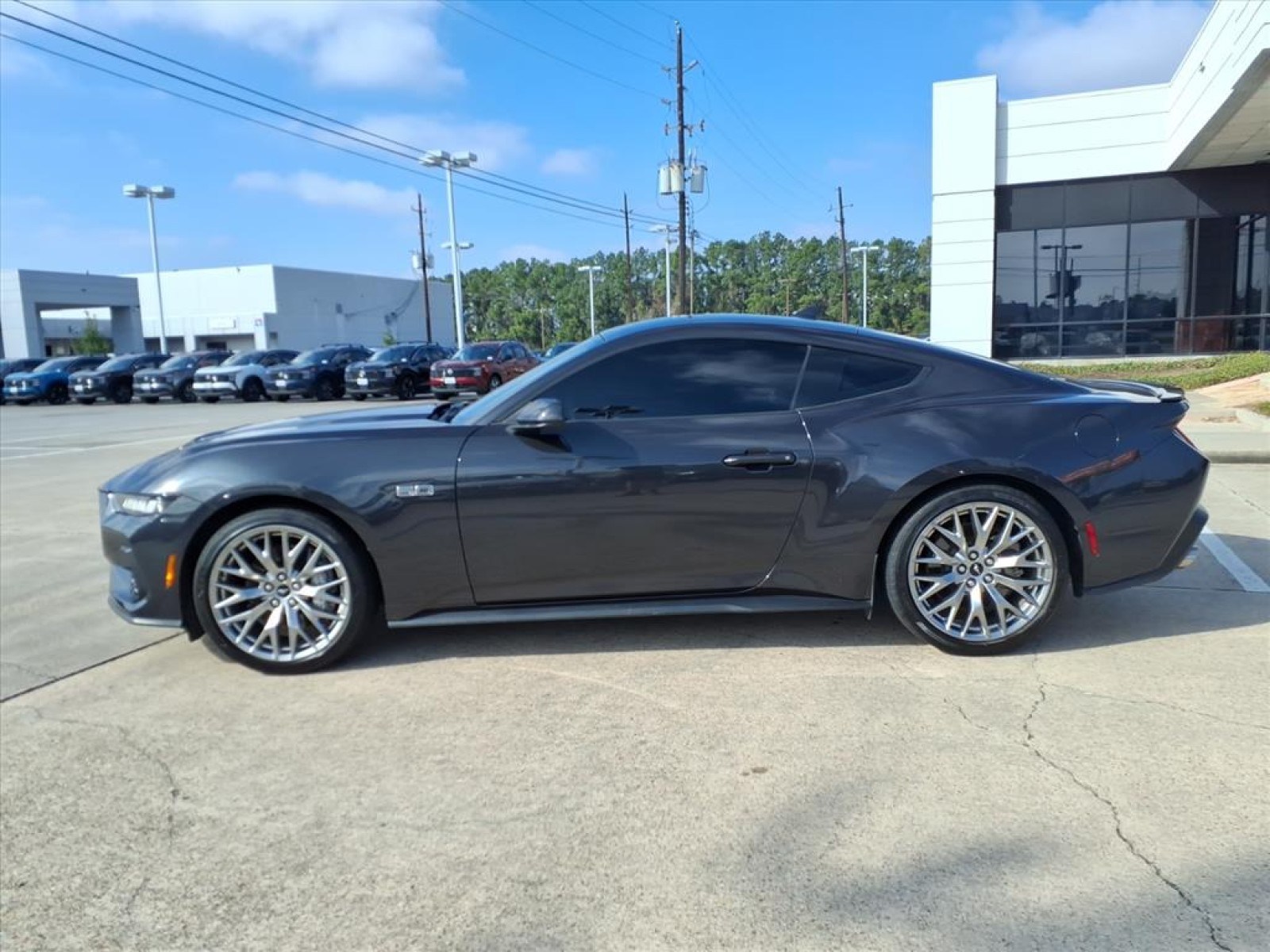 2024 Ford Mustang GT Premium Gray at Robbins Nissan