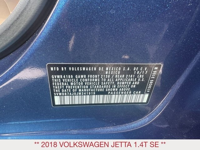 2018 Volkswagen Jetta 1.4T SE photo 21