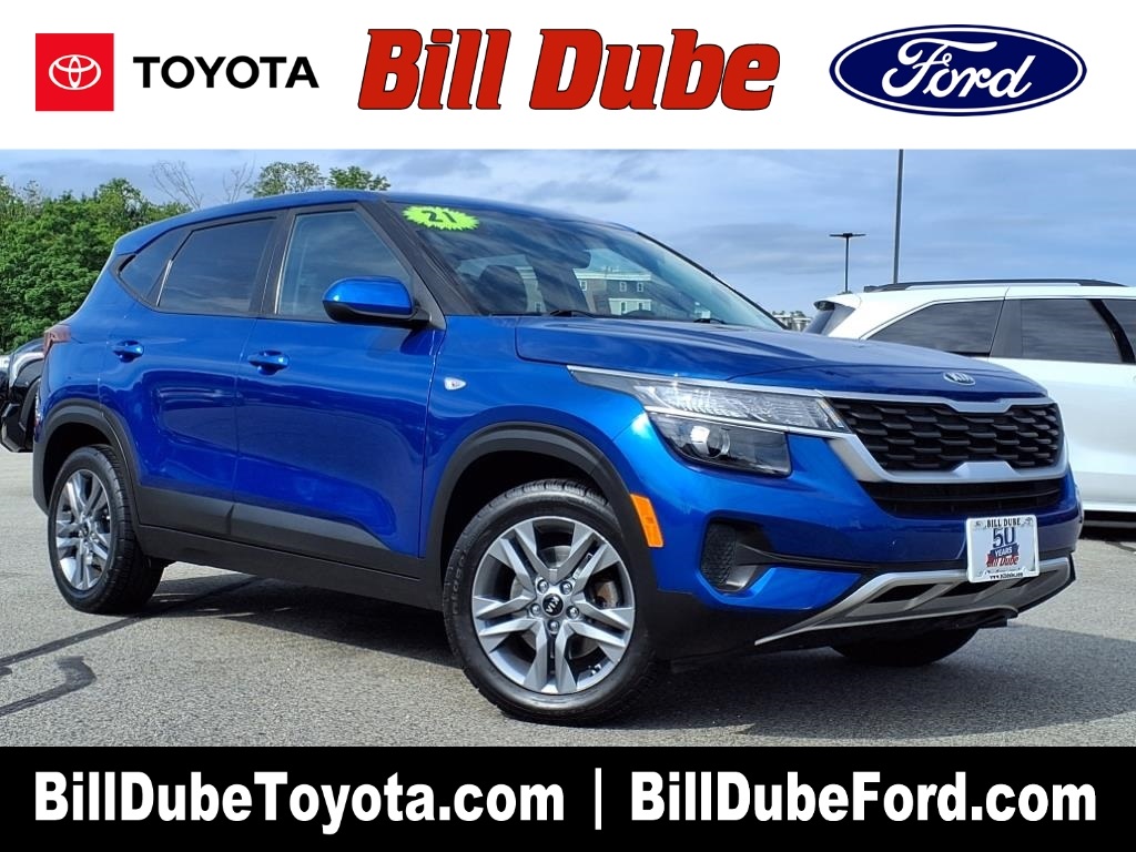 Used 2021 Blue Kia LX image 1