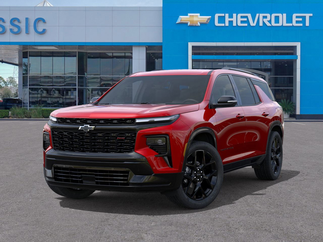 2026 Chevrolet Traverse RS Red at Classic Elite Chevrolet Hwy 6
