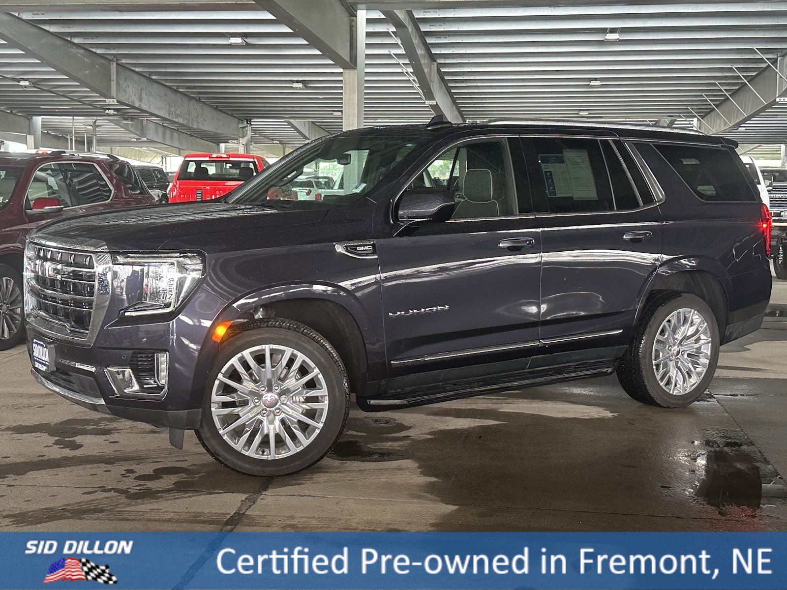 Certified pre owned 2023 gmc yukon slt suv in fremont 1t1221h sid