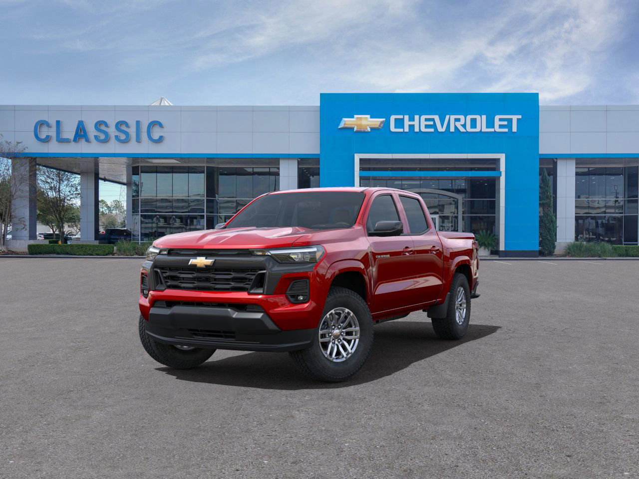 2025 Chevrolet Colorado WT/LT Red at Classic Elite Chevrolet Hwy 6