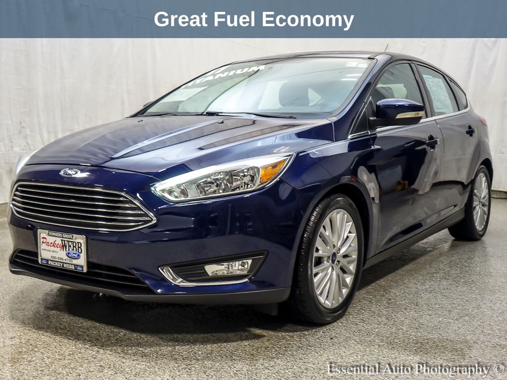 Used 2017 Ford Focus Titanium with VIN 1FADP3N28HL323284 for sale in Downers Grove, IL