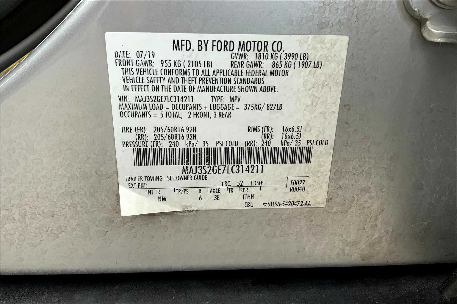 2020 Ford EcoSport SE photo 31