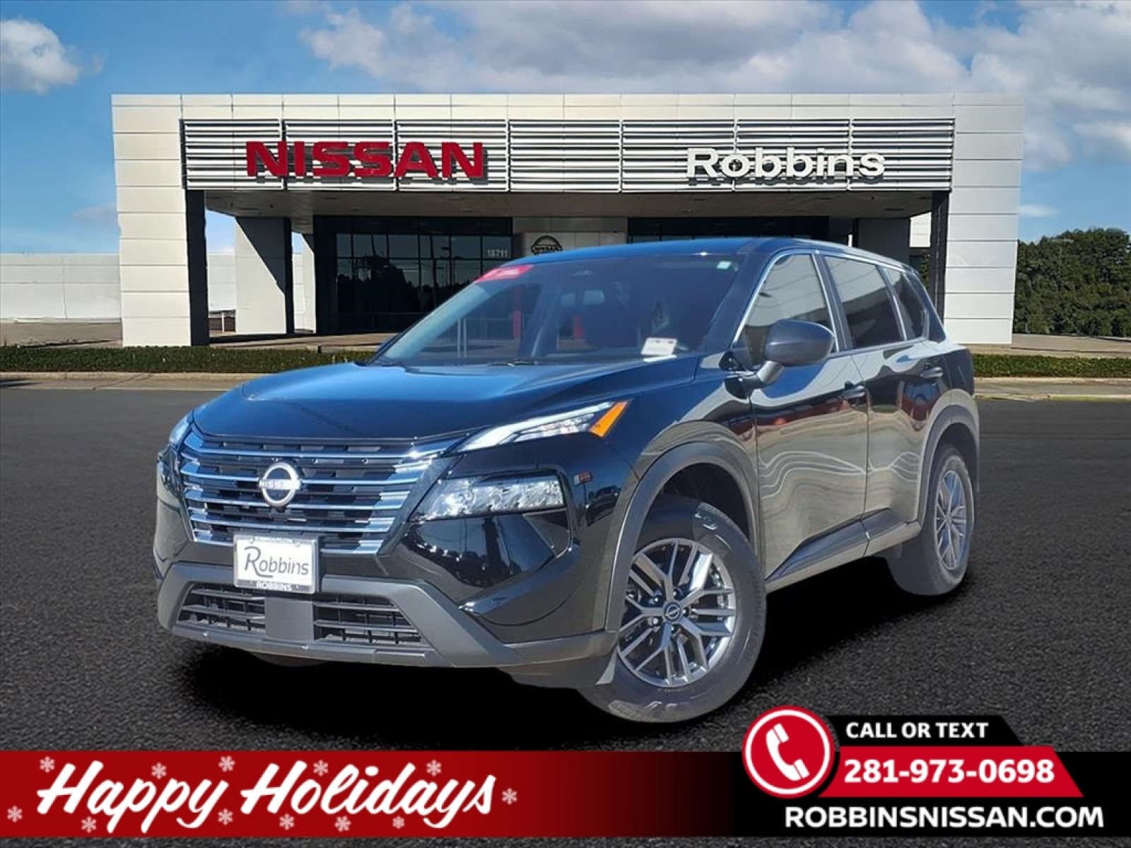 2025 Nissan Rogue S Black at AutoNation Toyota Gulf Fwy