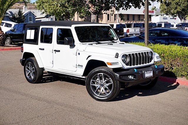 Certified Used 2024 White Jeep Sport S 4xe image 2