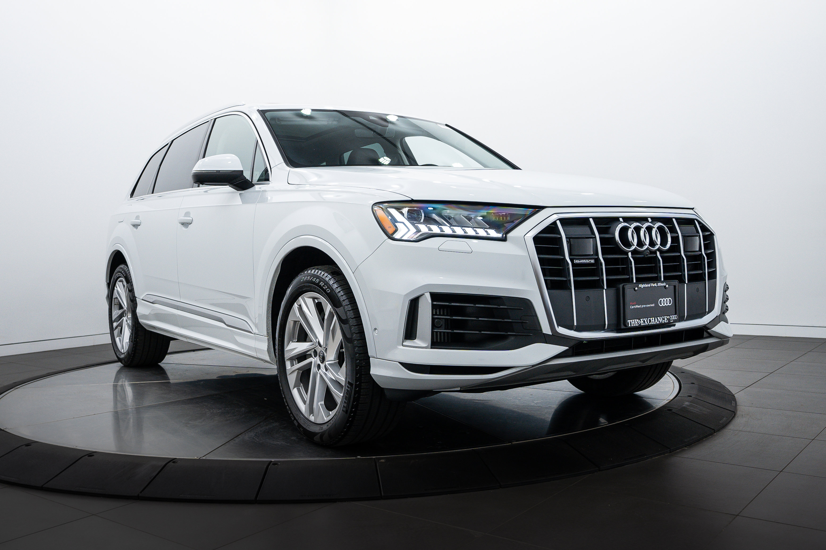 Certified Used 2024 Glacier White Metallic Audi Premium Plus image 1