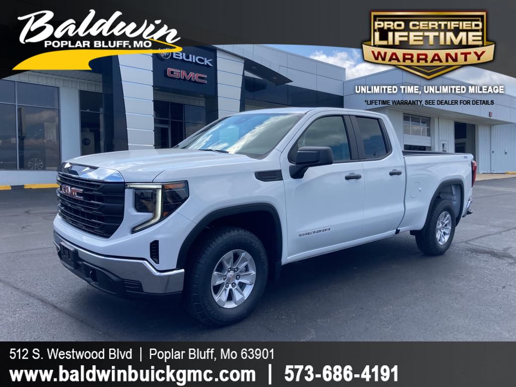 New 2023 GMC Sierra 1500 Pro Double Cab in Poplar Bluff 11362 Baldwin Buick GMC