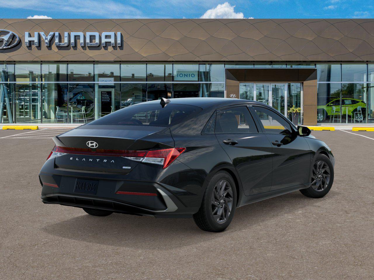 2025 Hyundai Elantra Hybrid Blue photo 3