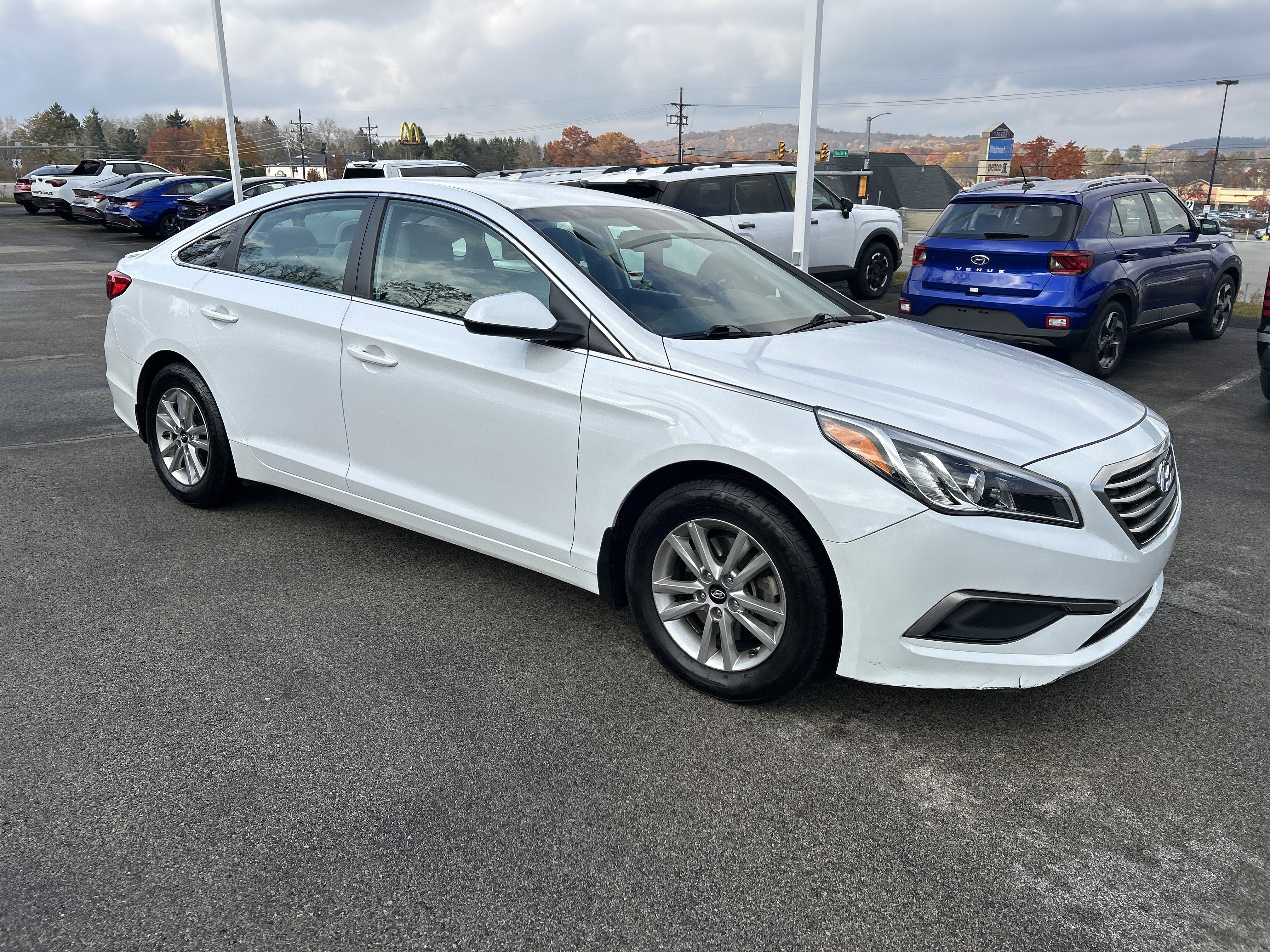 Certified 2016 Hyundai Sonata SE with VIN 5NPE24AF5GH308160 for sale in Indiana, PA