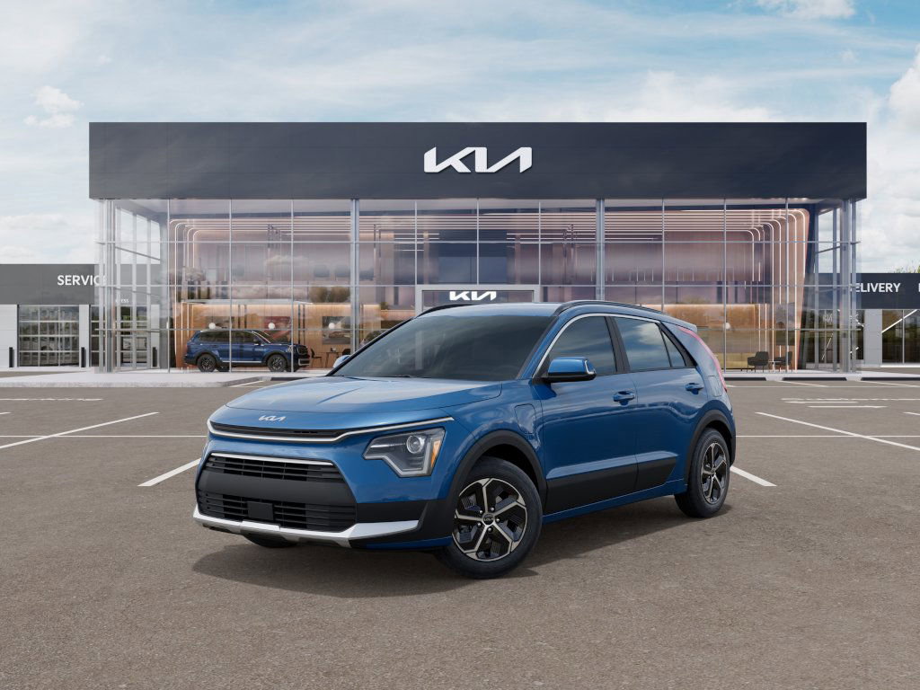 New 2025 Mineral Blue Kia EX image 1