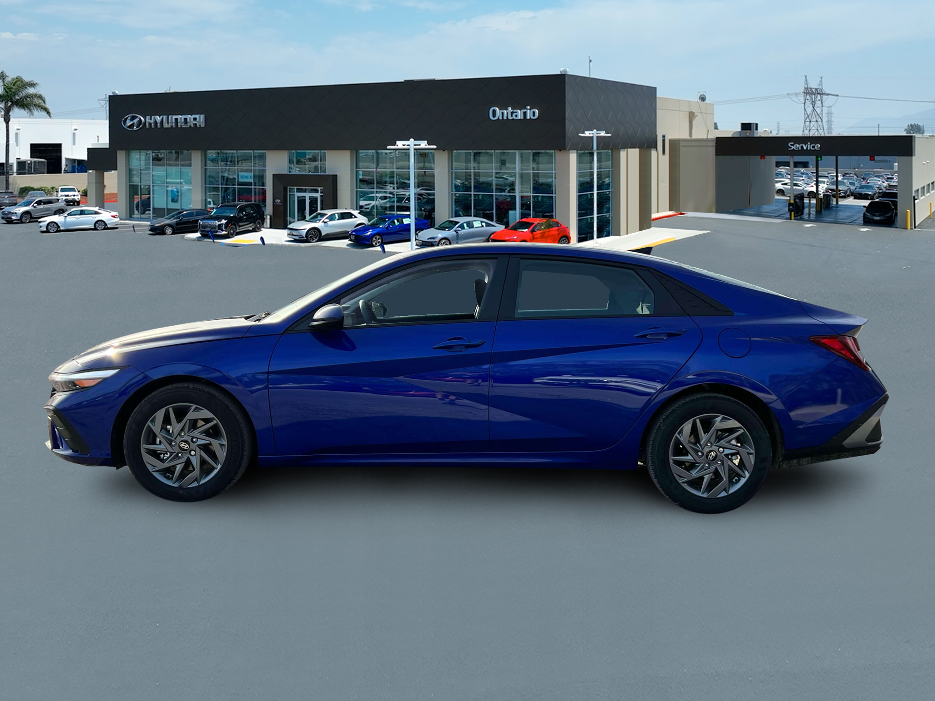 New 2024 Intense Blue Hyundai SEL image 3