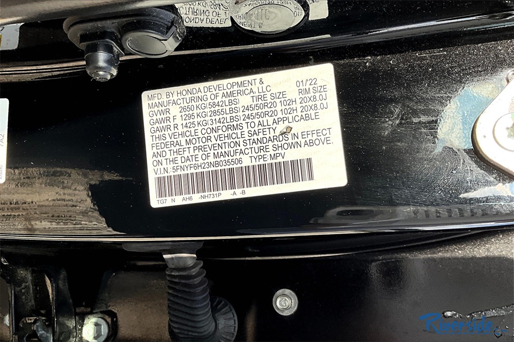 2022 Honda Pilot Special Edition photo 6