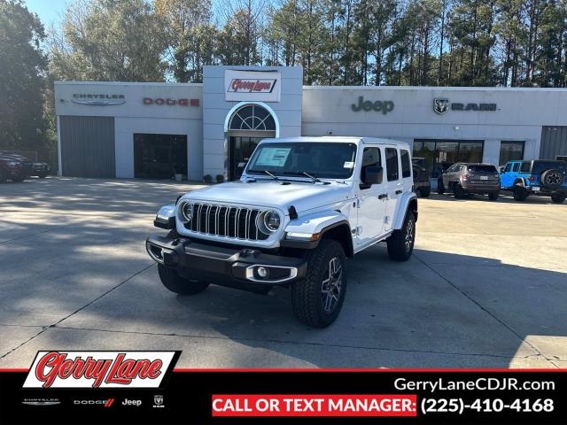 New 2025 Bright White Clear-Coat Exterior Paint Jeep Sahara image 1