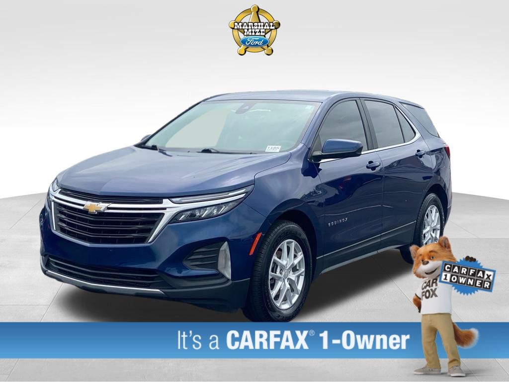 Used 2022 Chevrolet Equinox LT with VIN 3GNAXKEV9NL280762 for sale in Hixson, TN