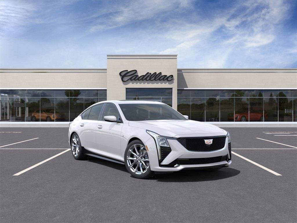 New 2025 Crystal White Tricoat Cadillac Sport image 1