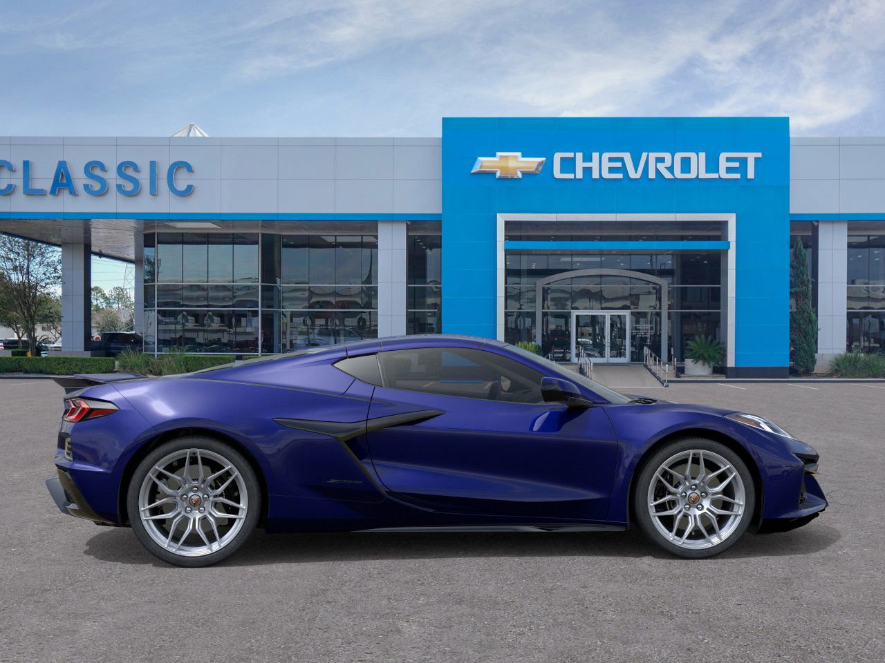 2026 Chevrolet Corvette Z06 1LZ Purple at Classic Elite Chevrolet Hwy 6