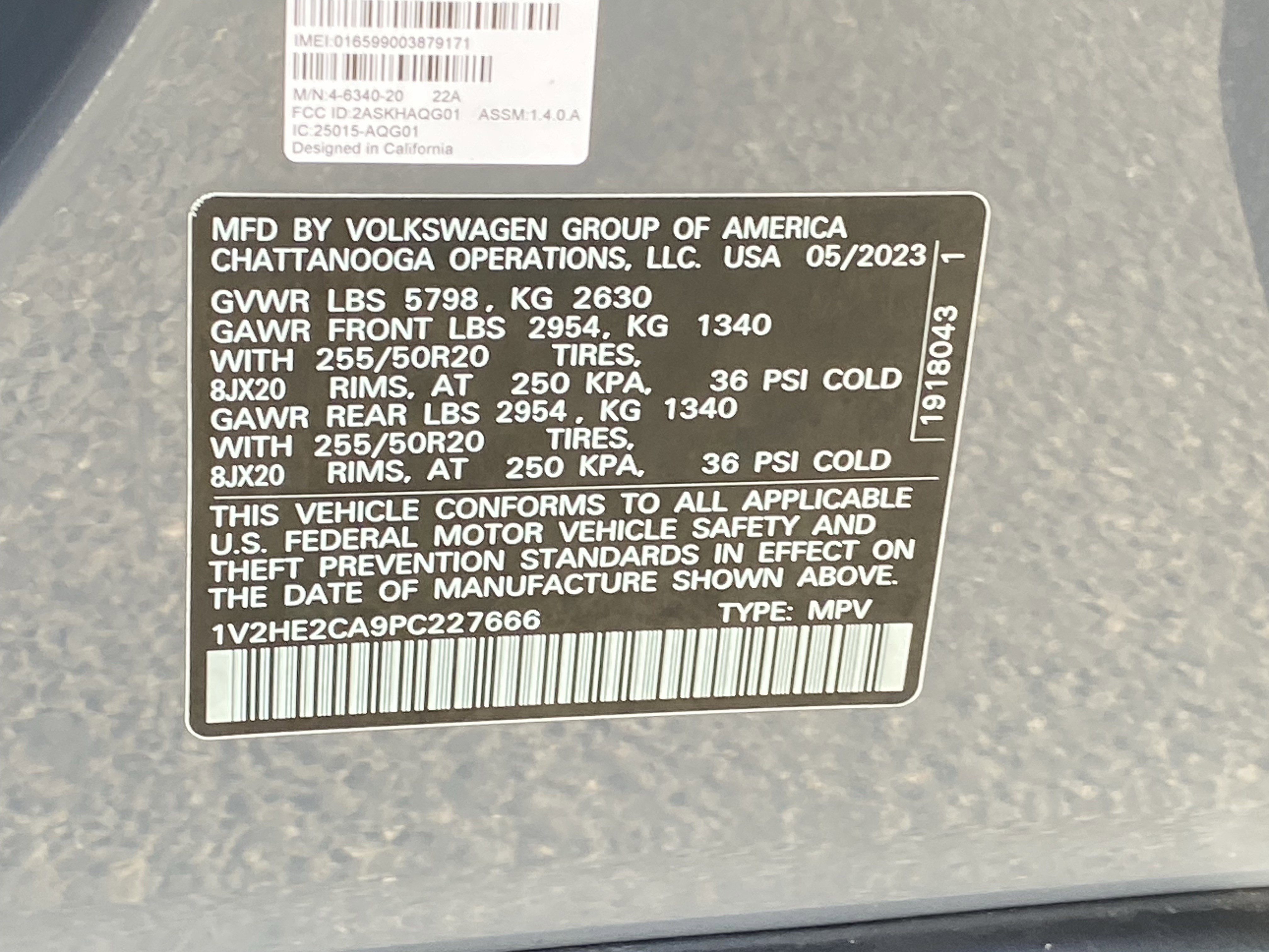 2023 Volkswagen Atlas Cross Sport V6 SE Technology photo 4