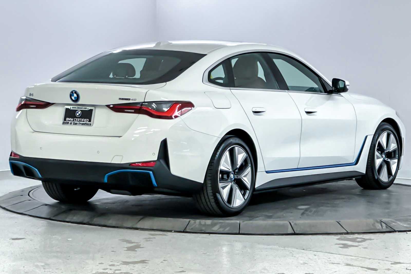 Certified 2022 BMW i4 Base with VIN WBY73AW05NFN04565 for sale in San Francisco, CA