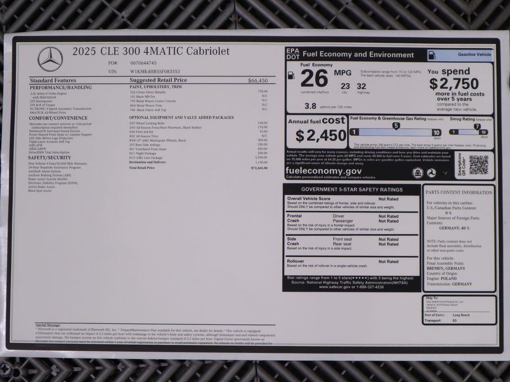 2025 Mercedes Benz CLE 300 4MATIC photo 17