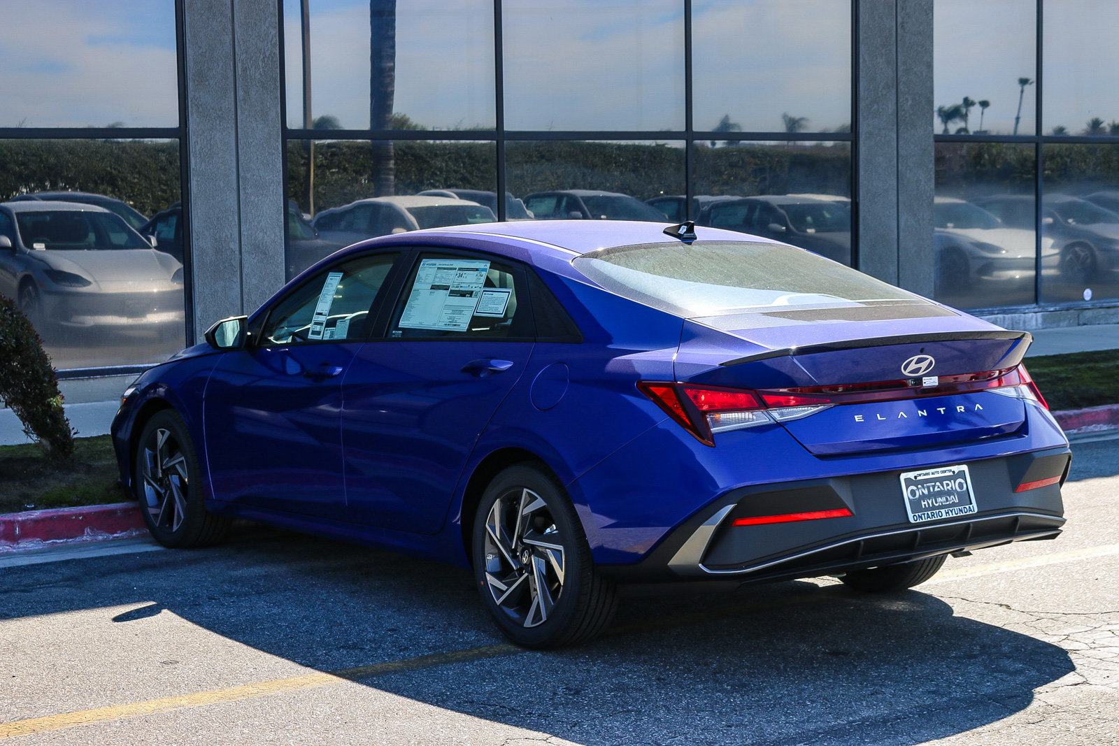 New 2025 Intense Blue Hyundai SEL Sport image 6