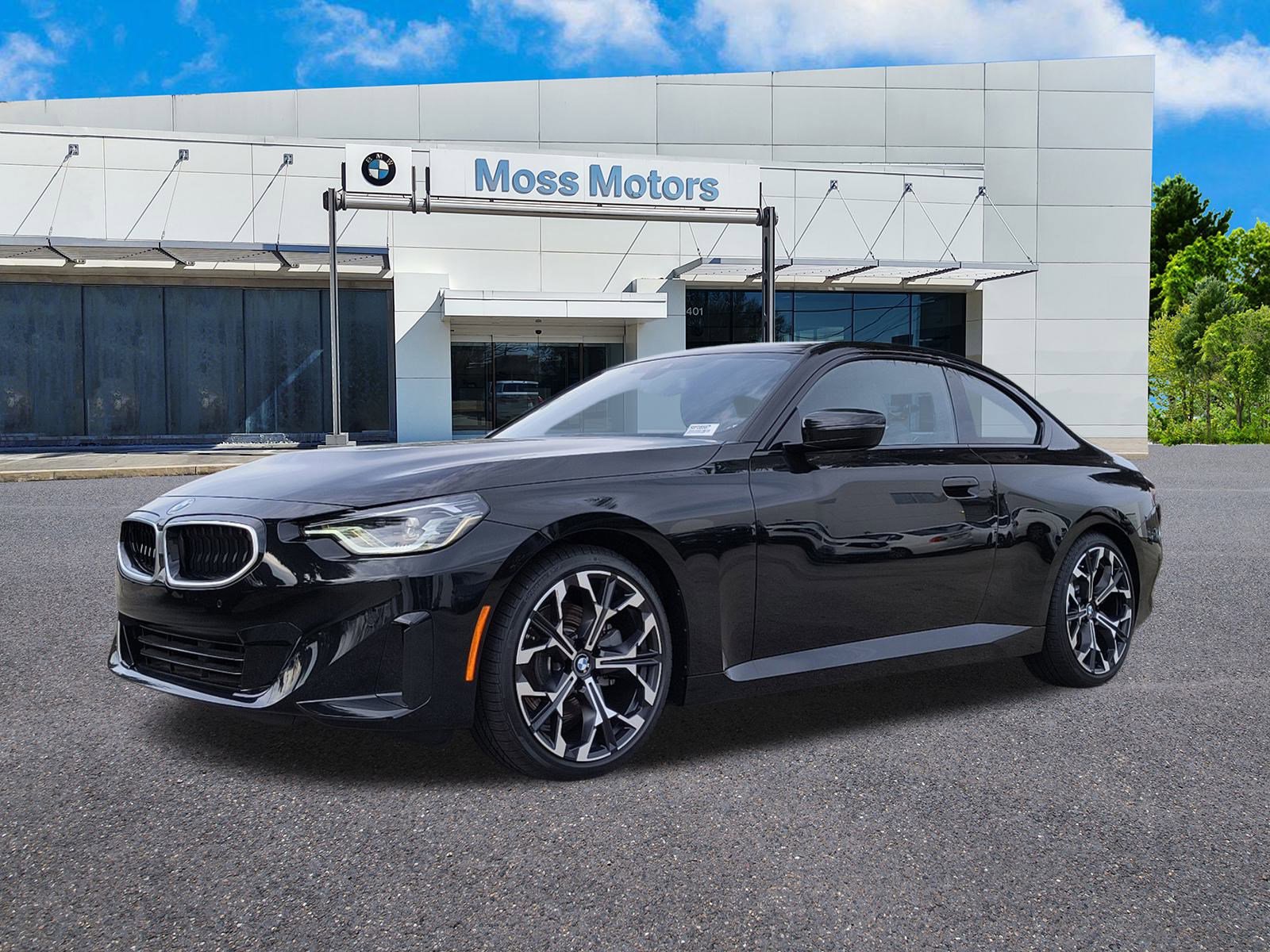 New 2025 Black Sapphire Metallic BMW 230i image 1