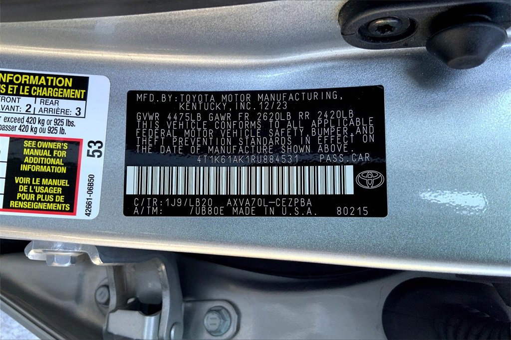 2024 Toyota Camry XSE photo 30