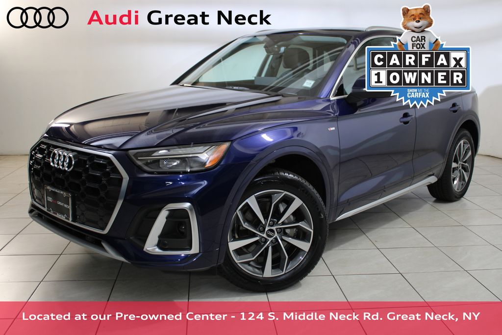 Used 2022 Blue Audi 45 S line Premium image 1
