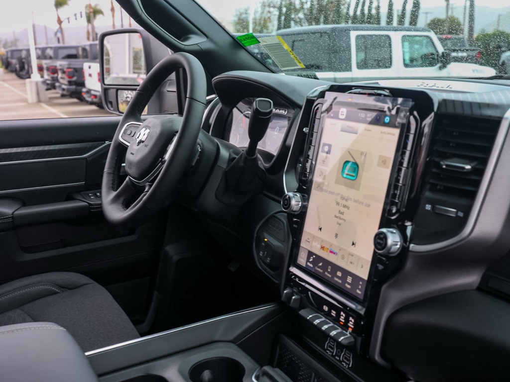 New 2026 Bright White Clear-Coat Exterior Paint RAM Big Horn Night Edition image 18