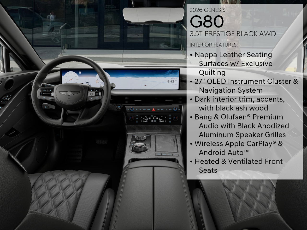 2026 Genesis G80 3.5T Prestige photo 15