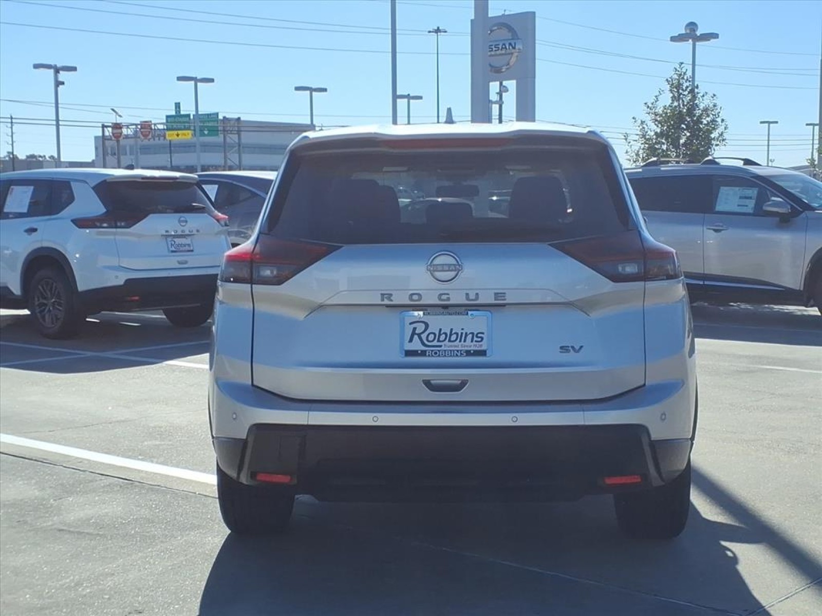 2024 Nissan Rogue SV Silver at Robbins Nissan
