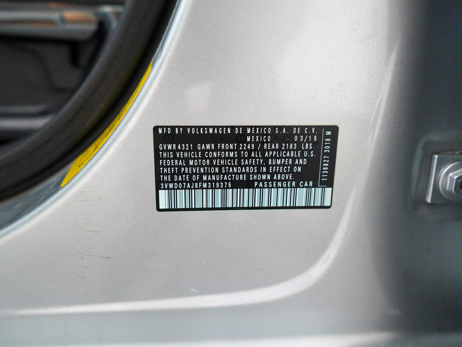 2015 Volkswagen Jetta 1.8T SE photo 25