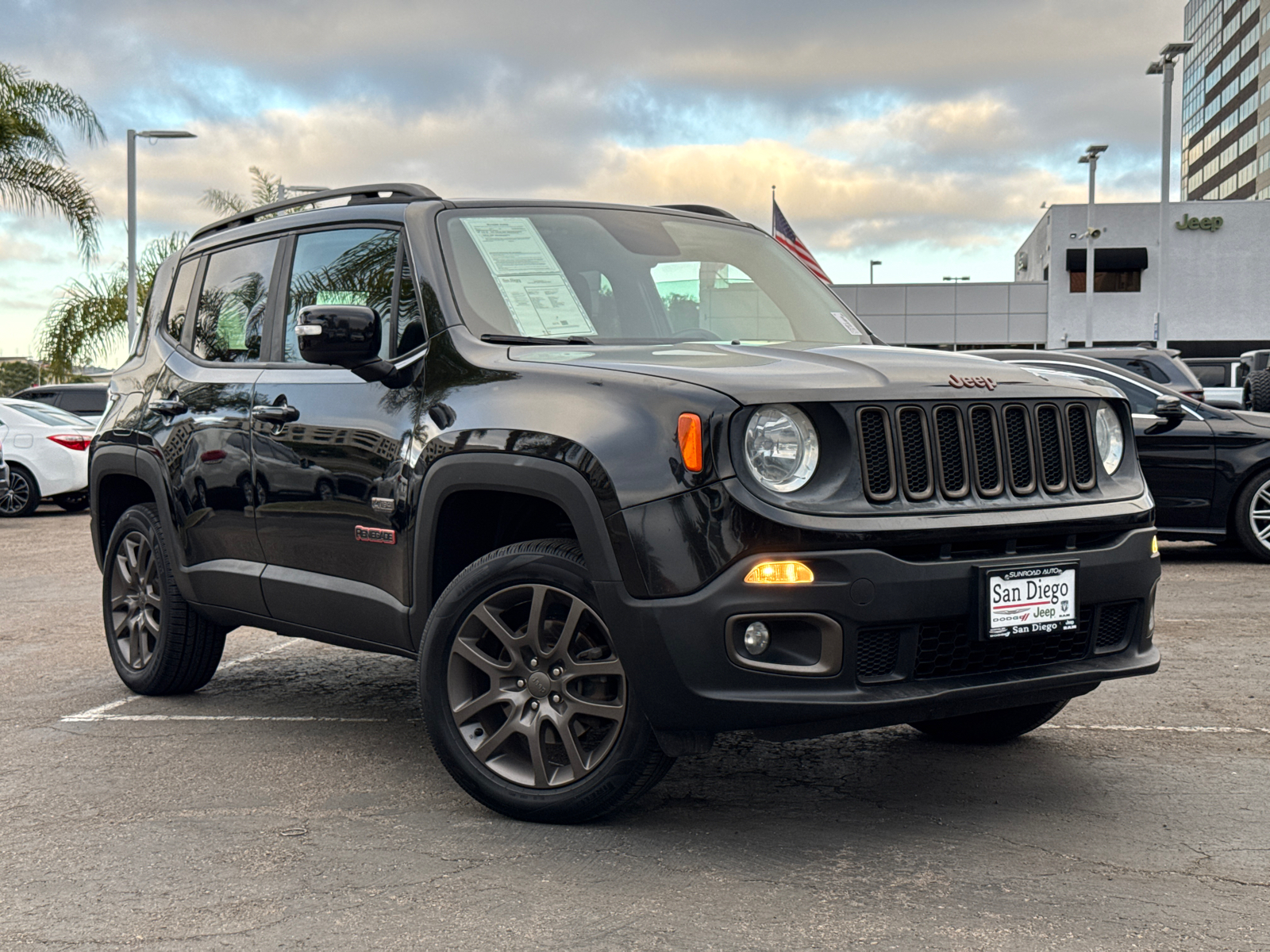 Used 2016 Jeep Renegade Latitude with VIN ZACCJBBT9GPD31404 for sale in San Diego, CA
