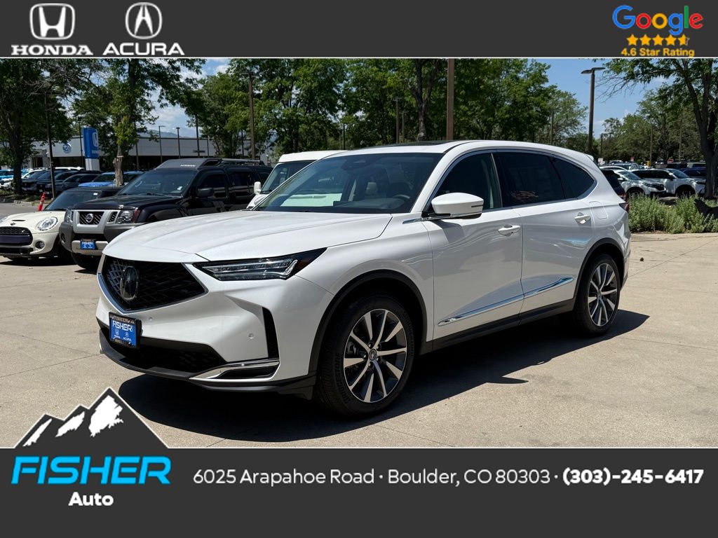 New 2025 Platinum White Pearl Acura Technology Package image 1